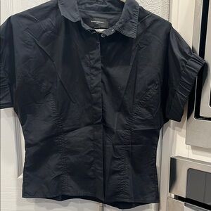 Banana Republic Factory Black Blouse